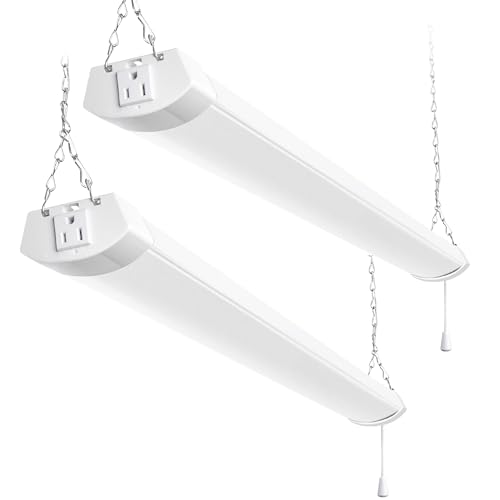 4FT 120W LED Shop Light Linkable (2 Count)