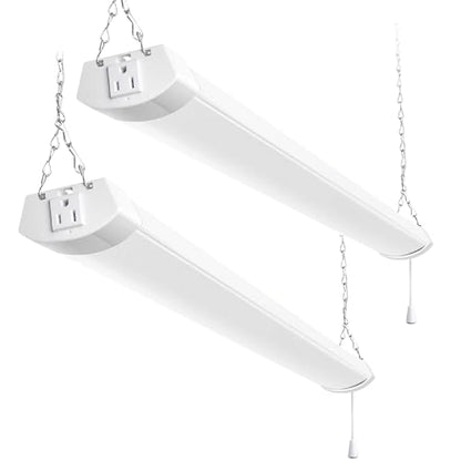 4FT 120W LED Shop Light Linkable (2 Count)