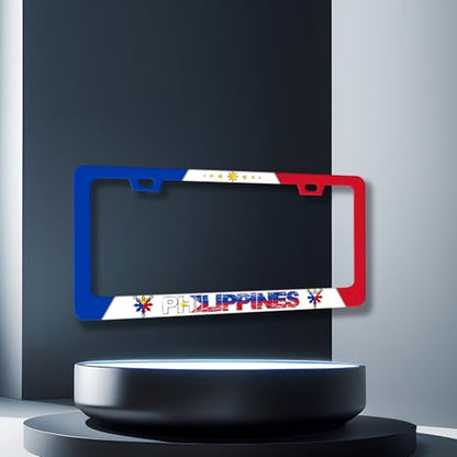 Philippine Flag License Plate Frame Philippines License Holder with 2 Holes