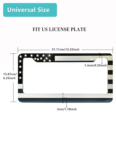 American Flag License Plate Frame