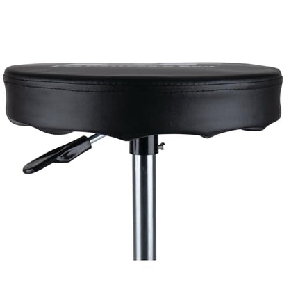 W85008 Pneumatic Rolling Shop Stool Seat Black
