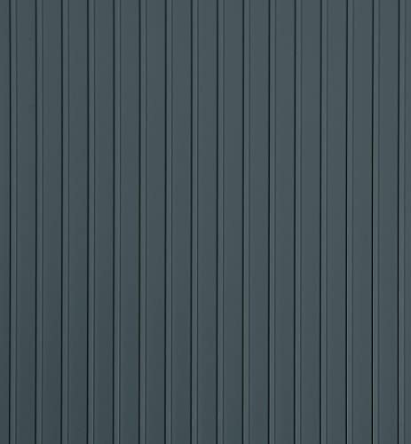 Garage Flooring 8'6" x 22' Slate Grey Ribbed Channel Vinyl Protector Mat