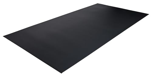 Ceramic Texture Midnight Black Vinyl Garage Flooring Mat