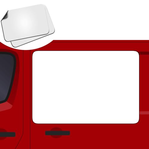 2 Pack Blank Car Door Magnet Sticker (2 Count)