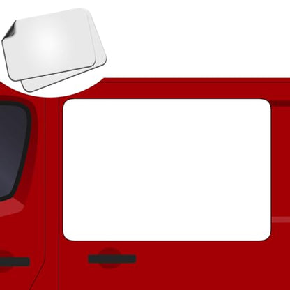 2 Pack Blank Car Door Magnet Sticker (2 Count)
