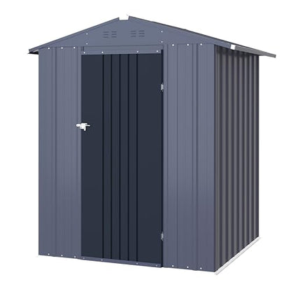 4' x 4' Outdoor Storage Shed with Thickened Galvanized Steel