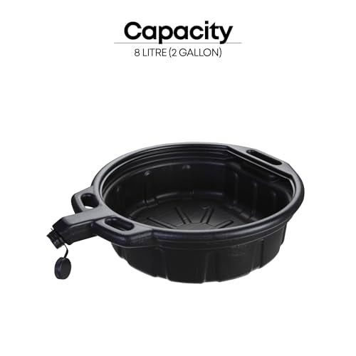 2 Gallon Oil Drain Pan with Anti