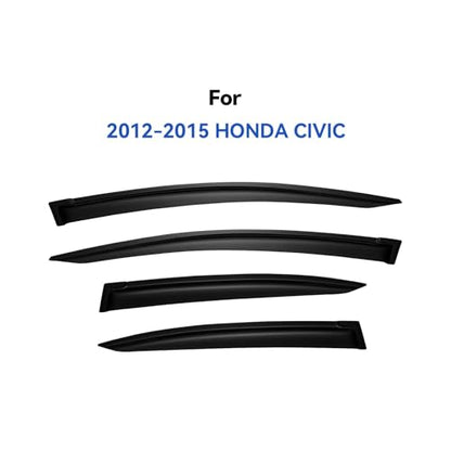 Window Visors Rain Guards for 2012 2013 2014 2015 Honda Civic Sedan