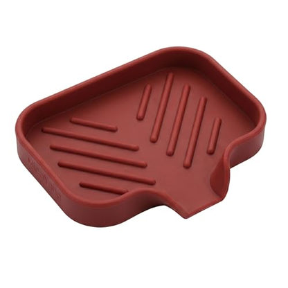 Silicone Soap Dish with Drain Spout