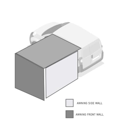 HD Nomadic 6.5’ Awning Side Shade Wall