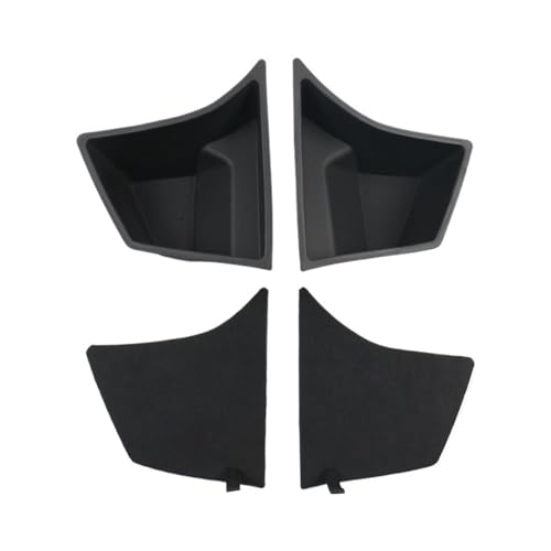 Trunk Storage Box Compatible For Tesla Model 3 2024+ Rear Trunk Side Storage Box Lids Organizer Garbage Bins Car Accessories