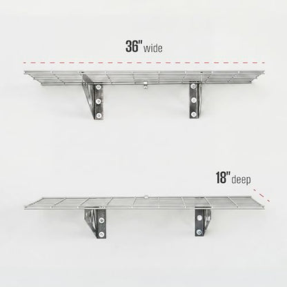 Steel Garage Wall Shelves 2 (2 Count)