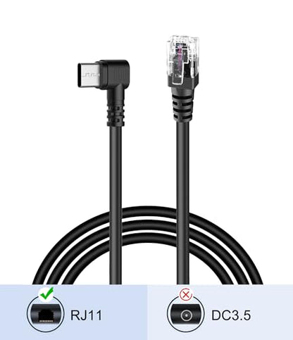 Type C to RJ11 Radar Cable for Escort