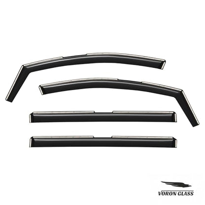 in Channel Extra Durable Rain Guards for Chrysler Pacifica 2017