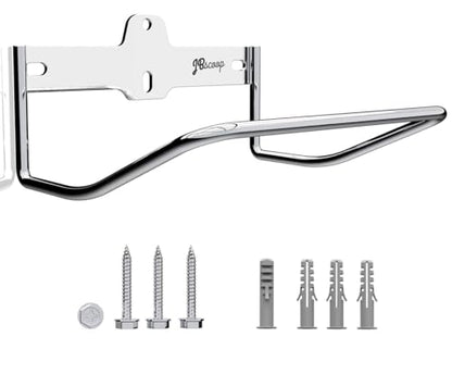 2 Ladder Hooks Wall Mount for Ladder Storage Strollers and Folding Chair
