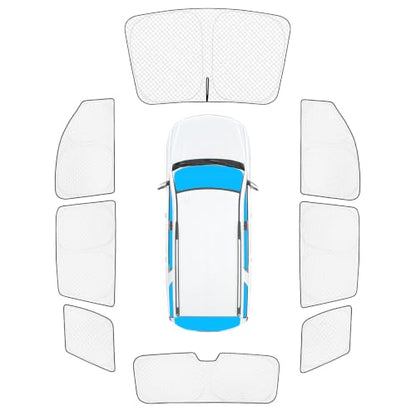 8pcs Sun Shades for Chevy Tahoe 2015 (8 Count)
