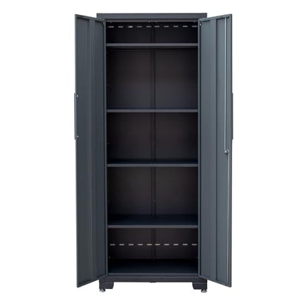 75 inch Metal Garage Storage Cabinet with 4 Adjustable Shelves