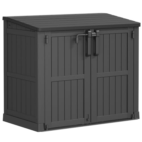Outdoor Storage Cabinet 37 Cu Ft with Lockable Doors