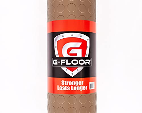 Large Coin Pattern Vinyl Garage Floor Protector Mat