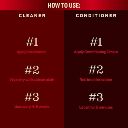 Leather Cleaner & Conditioner Duo Pack