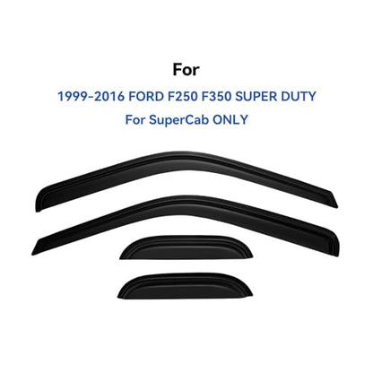 Window Visors Rain Guards for 1999