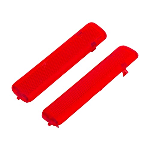 Rear Left Driver and Right Passenger Side Door Red Reflector Panel