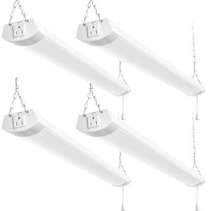 4FT 120W LED Shop Light Linkable (4 Count)