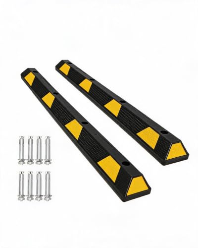 72" Heavy Duty Rubber Parking Curb