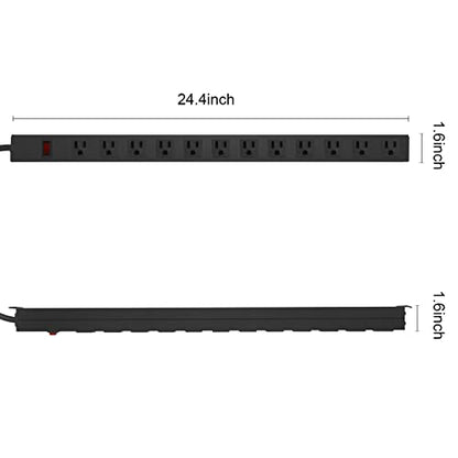 HHOSET Long Power Strip Surge Protector