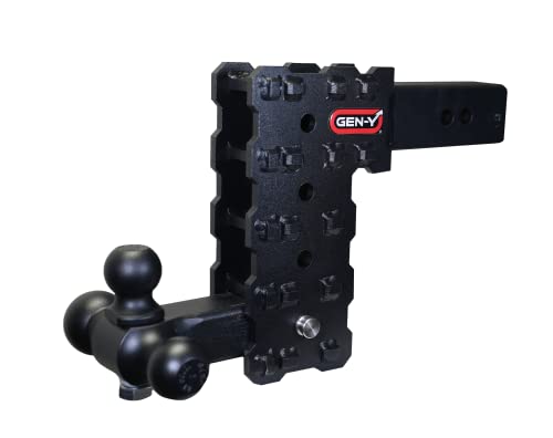 Solid Shank Adjustable Tow Hitch with Tri
