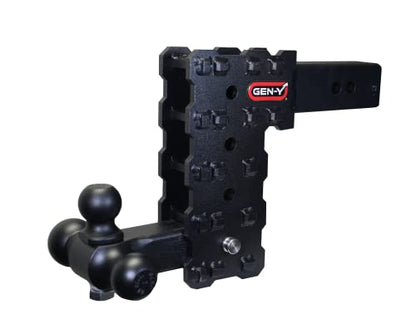 Solid Shank Adjustable Tow Hitch with Tri