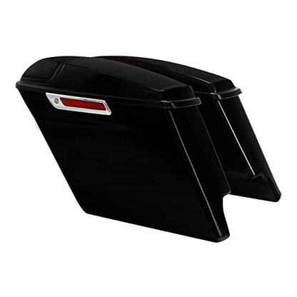 Motorcycle 5" Stretched Saddlebags Fit For Harley Touring 2014 (2 Count)
