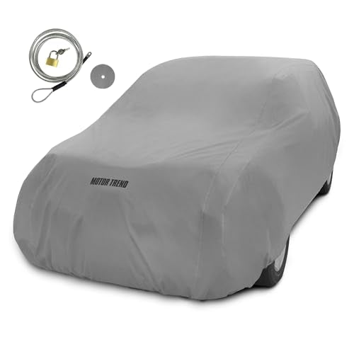 4-Layer 4-Season Auto (Waterproof Outdoor UV Protection for Heavy Duty Use Full Car Cover for Vans, Suvs, Crossovers up to 185")