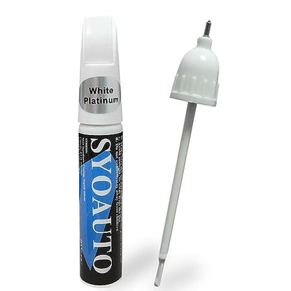 White Platinum UG Touch Up Paint Fit for Ford Cars Auto Touch up Paint Scratch Repair Automotive Scratch Remover 2 in 1 White Platinum