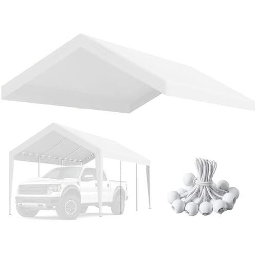 10' x 20' Carport Replacement Canopy Cover