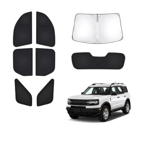 Windshield Sun Shade for Ford Bronco Sport 2021 (6 Count)