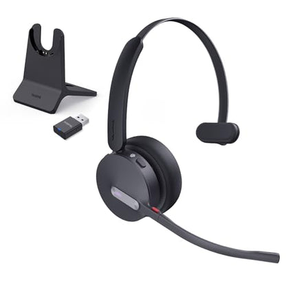 WH64 Mono Hybrid Wireless Headset with Mic DECT Dongle & Bluetooth