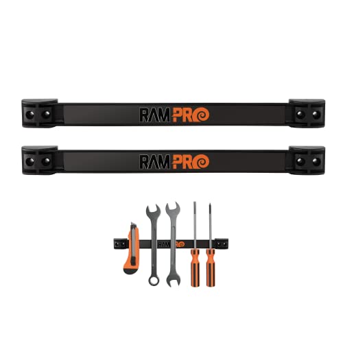 Vanitek 12 Inch Magnetic Metal Tool Holder Organizer Racks (4 Count)