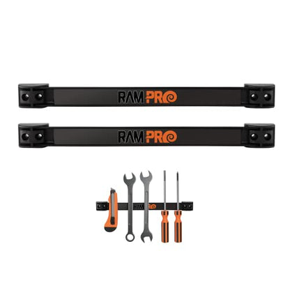 Vanitek 12 Inch Magnetic Metal Tool Holder Organizer Racks (4 Count)
