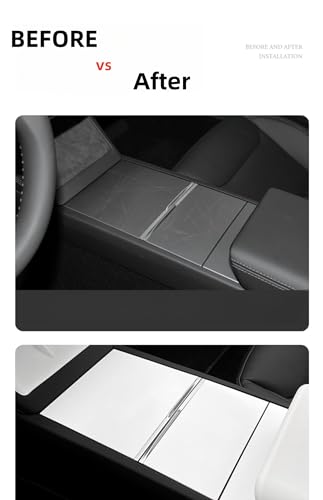 Center Console Cover 5Pcs for Tesla Model 3 (5 Count)