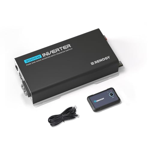 Inverter PUH 3000W Pure Sine Wave Power Inverter with UPS Transfer Switch & Bluetooth