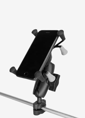 Phone Holder with Double Socket Arm Compatible with 1" Ball Mount