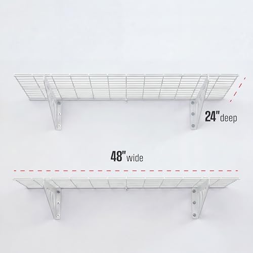 Steel Garage Wall Shelves 2 (2 Count)