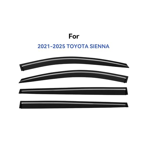 Window Visors Rain Guards for 2021 2022 2023 2024 2025 2026 Toyota Sienna