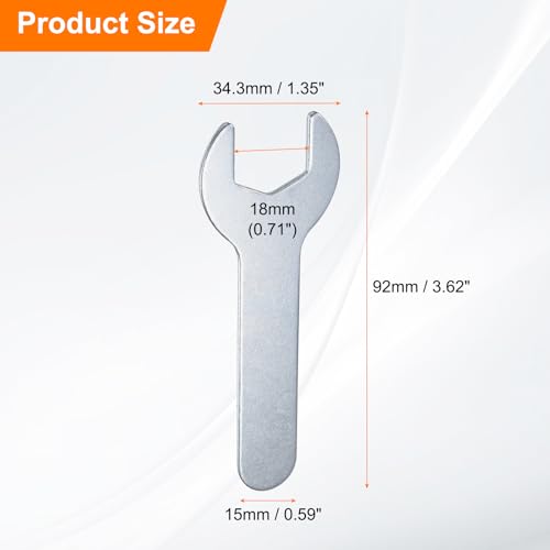 10pcs Small Wrench Open End Wrench 18x92x2mm Metric U (10 Count)