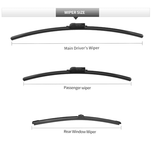 Front and Rear Windshield Wipers for BMW X1 2023
