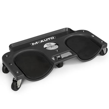 Rolling Knee Creeper Durable Knee Pads with Full 360 Degree Turn Casters and Tool Tray