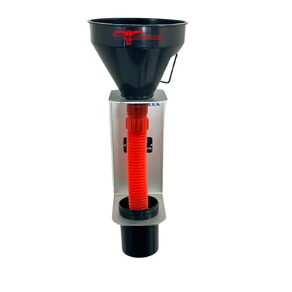 PP3367 Kit Oil Funnel and Holder for Automotive Oil Change Large Wide Mouth Flex Flexible Spout Extension Funnel with Handle and Strainer