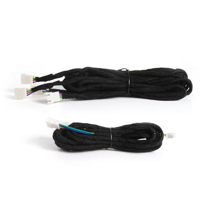 2PCS Dreamcolor Acrylic Interior Car LED Strip Light Extension Wire