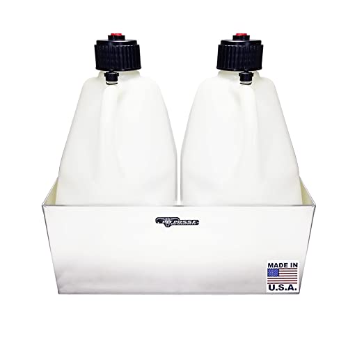 PP3344 Double Utility Fuel Jug Holder Storage Rack Shelf